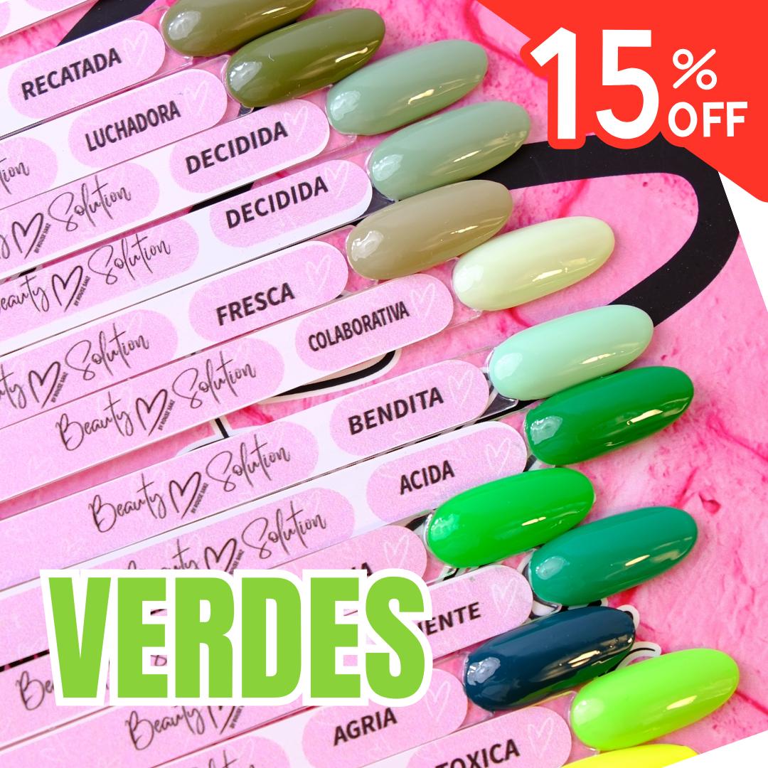 Gel Polish Verdes | Beauty Solution