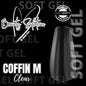 TIPS SOFT GEL COFFIN M CLEAR 300  UND