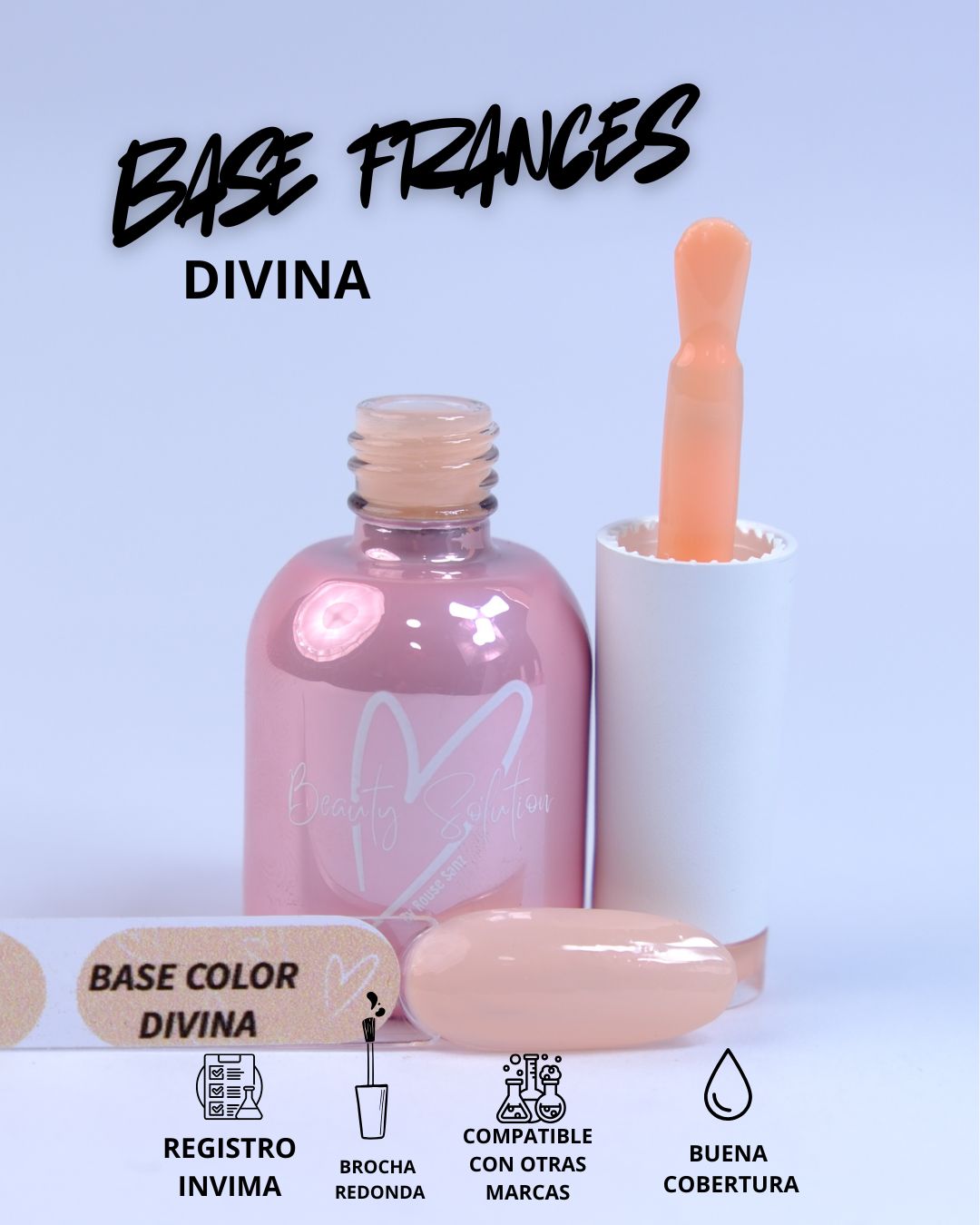 Bases para Frances| 12 ml | Beauty Solution