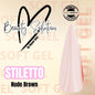 TIPS SOFT GEL STILETTO PINK 300 UND
