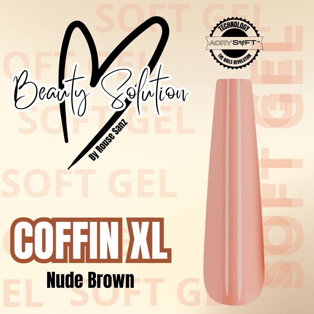 TIPS EFECTO ACRILICO COFFIN XL 240 UND