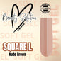 TIPS SOFT GEL SQUARE L BROWN
